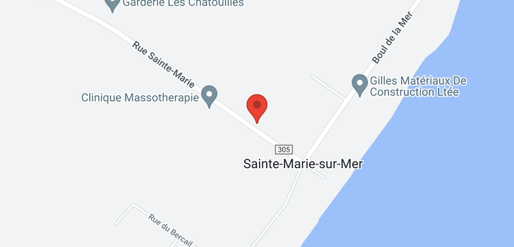 map of 1020 Rue Ste-Marie